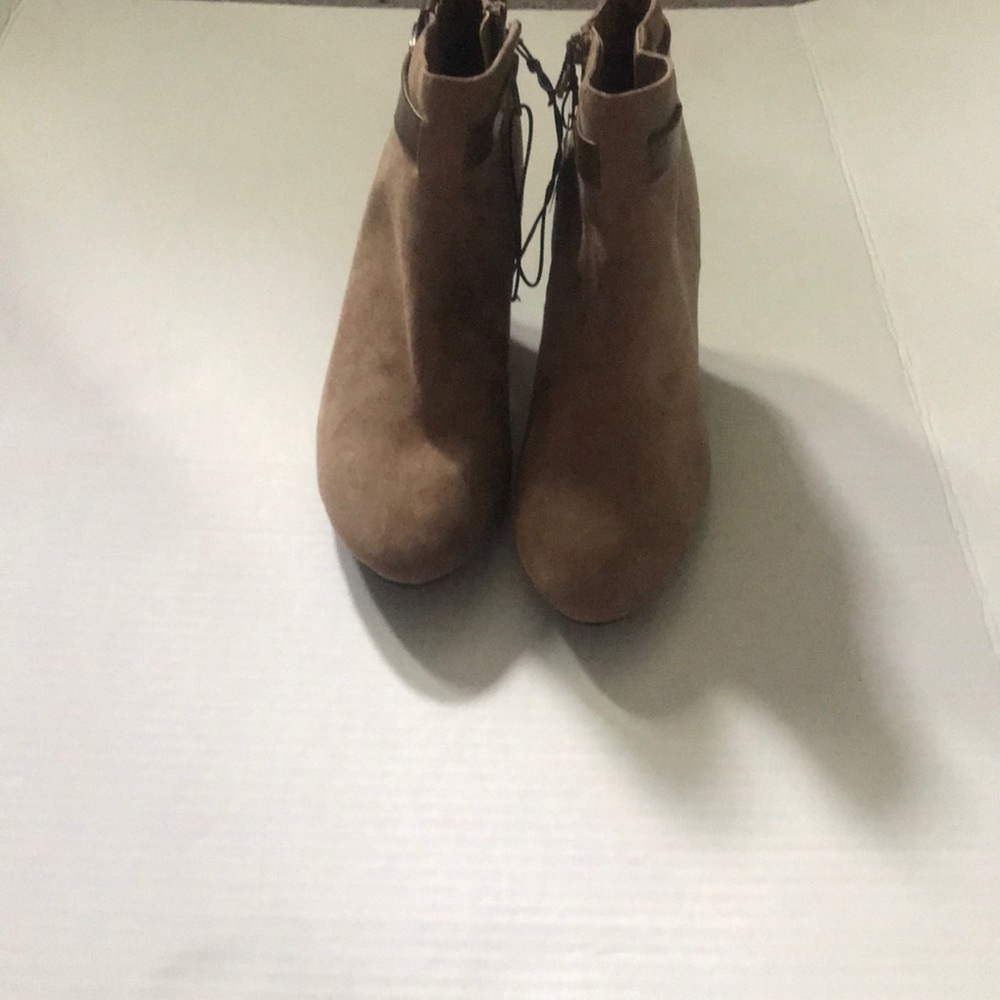 Brown Taupe Heeled booties